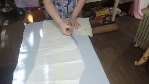 ??♥️Брюки из муслина. Раскрой изделия.