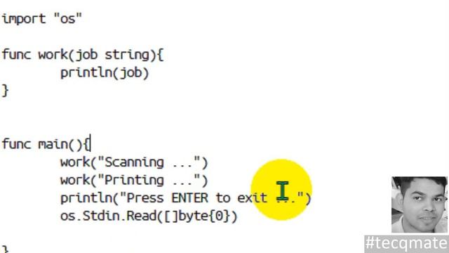 ⚡ Go Lang Threads(Go routines)? Go Tutorial #tecqmate