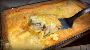 Рыба, запеченная под сырным суфле/ Простая и вкусная рыбка!