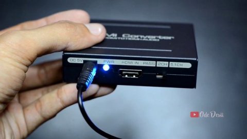 Audio Extractor Converter : HDMI to HDMI + AUDIO R/L SPDIF OPTICAL | Solusi TV tanpa Audio Output