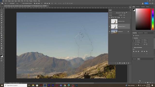 How to create Snowy Mountain in Photoshop смотреть онлайн