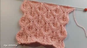 КРУПНЫЕ ЛИСТЬЯ СПИЦАМИ 168 Вязание Узоры спицами