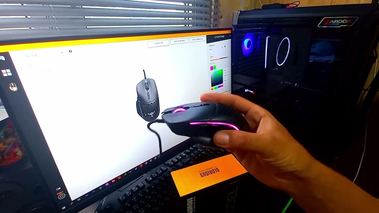 режимы RGB Мышь проводная Glorious Model I