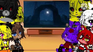 Fnia reacts to Minecraft raps Pt3 Skeleton/Zombie 💜Gacha club💜