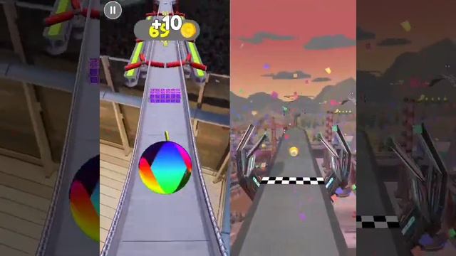 GOING BALLS VS ROLLING BALL GAME PLAY WALKTHROUGH IOS END ANDROID MOBILE GAMES SPEED RUN