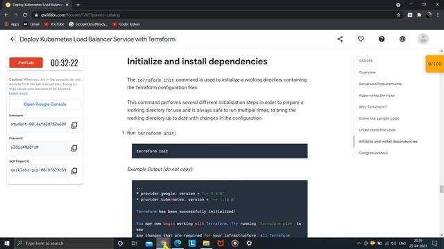 Deploy Kubernetes Load Balancer Service with Terraform [GSP233] | Google Cloud Facilitator Program