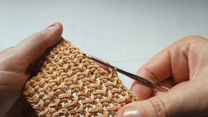 Плотный узор крючком ?,,Плетёнка,,?. Свяжите это немедленно!!!