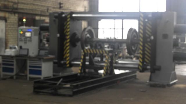 Запрессовка колесной пары в автоматическом цикле смотреть онлайн