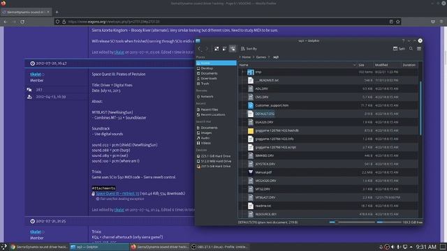 Space Quest III - Sound Setup for DOSBox using MT-32 with SoundBlaster смотреть онлайн
