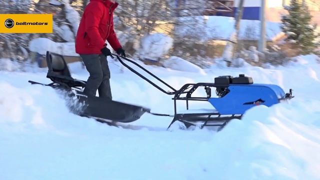 обзор и тест мотобуксировщиков балтмоторс