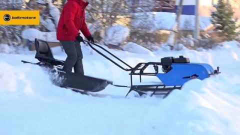 обзор и тест мотобуксировщиков балтмоторс