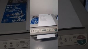 Мфу Brother DCP-7030R демонстрация печати