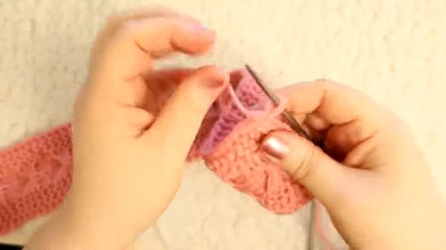 ВЯЖЕМ БЫСТРО И ПРОСТО СЛЕДКИ " БАБОЧКИ" на 2 спицах. МК подробный. смотреть онлайн