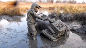 ПО УШИ В ГРЯЗИ КВАДРОЦИКЛЫ YAMAHA GRIZZLY И BRP !!!