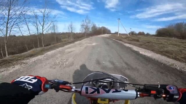 Покатушка с другом на питбайке ATAKI 125 Limited Edition смотреть онлайн