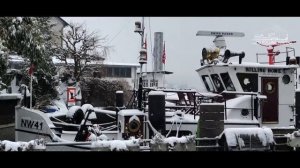 Hafen Hergiswil -5 Grad Schneefall