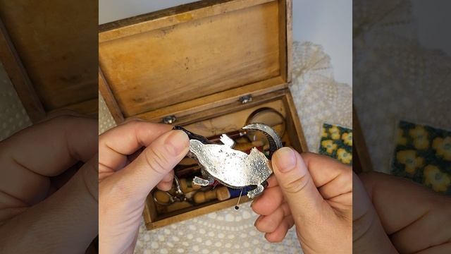 Винтажная игольница.Рукоделие.