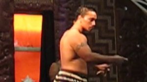 Maori taiaha demonstration