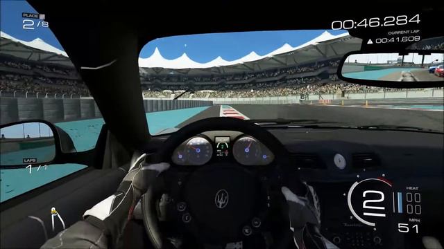 Forza 5 2010 Maserati Gran Turismo S on Yas Marina Gameplay смотреть онлайн