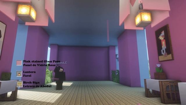 How to Build a Cute Pink House | Minecraft Tutorial ? (#19) смотреть онлайн