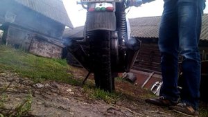 Иж Планета 4 звук выхлопа