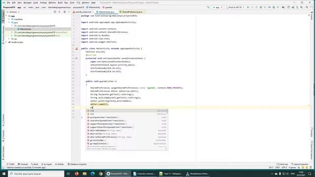 Curso de Android con Java: Almacenamiento de datos mediante la clase SharedPreferences смотреть онлайн