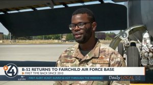 B-52 Returns to Fairchild AFB