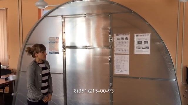 Усиленные теплицы с "Краб" креплением смотреть онлайн