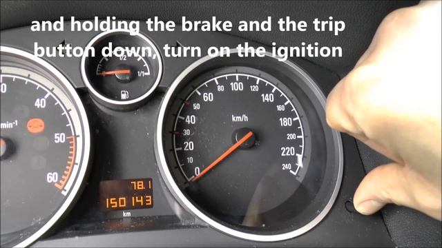 How to reset service inspection - InSP - Opel, Vauxhall Zafira B - service light indicator, delete смотреть онлайн
