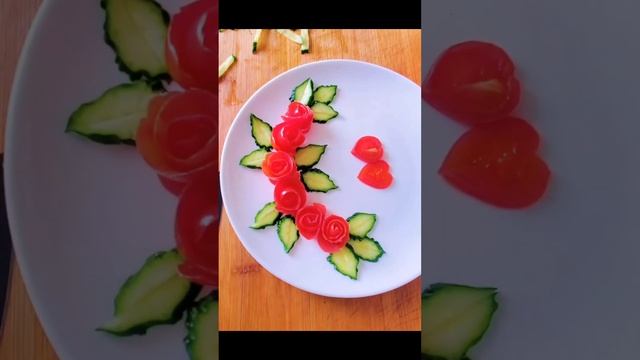 How to turn processed vegetables into beautiful flowers#shortvideo #food #creativity #idea#2023???? смотреть онлайн