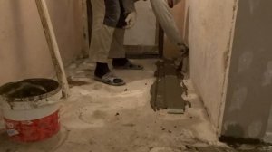 Растворные маяки на пол.