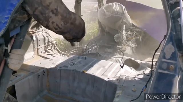 Пескоструй кузова и дна Subaru Outback