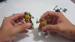 Обзор на пакетных черепашек ниндзя от Mega Bloks + Хак как найти нужную фигурку