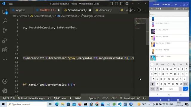 # 5 React Native Custom search Product Process Tutorial in Hindi Step By Step смотреть онлайн