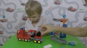 Распаковка Lego Duplo. Лего Дупло. Пожарная машина