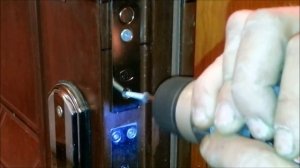 Установка дополнительного замка в китайскую дверь