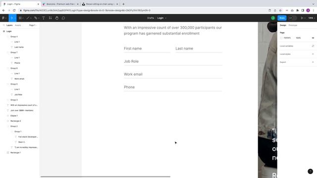 Figma Tutorial - How to design a SUPER clean Sign up form with Figma.