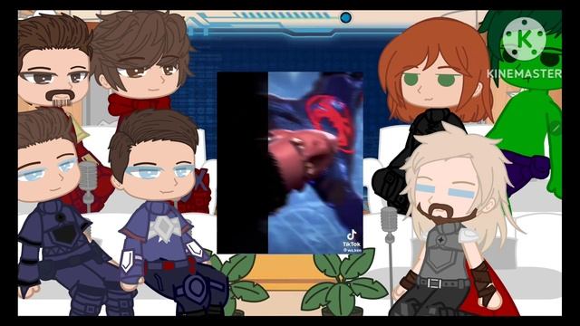 || Avengers Assemble React to Spider-man across the spider-verses || Marvel GCRV || смотреть онлайн