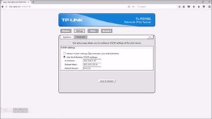 TP-Link TL-PS110U Print Server set up