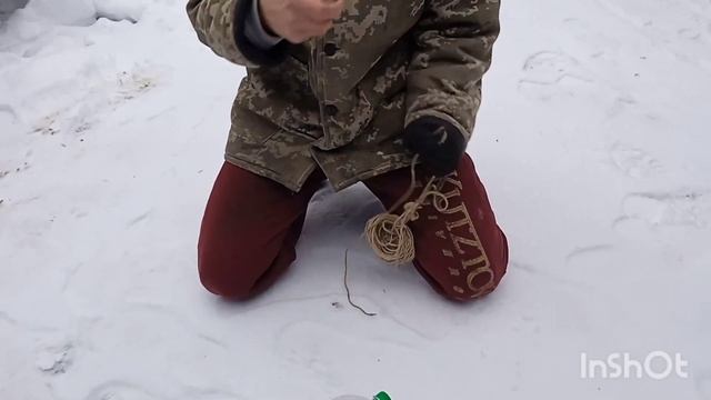 Первый снег в 2022 году! Делаю кормушку для птиц!!! смотреть онлайн