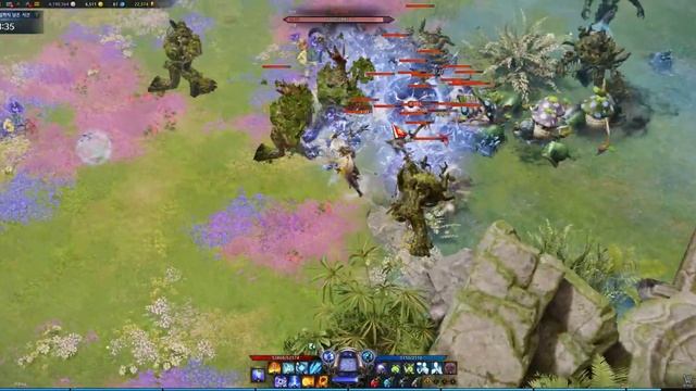Lost Ark [KR] - New class Sorceress chaos dungeon first try!