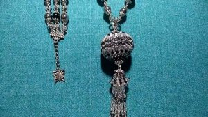 АВТОРСКОЕ УКРАШЕНИЯ. СОТУАР ИЗ БИСЕРА И БУСИН.КАК СДЕЛАТЬ БОЛЬШУЮ БУСИНУ.  15.02.20г.