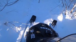 СМ-002 САМОДЕЛЬНЫЙ СНЕГОХОД ПО ЦЕЛИНЕ ИДЁТ НЕ ХУЖЕ БУРАНА.