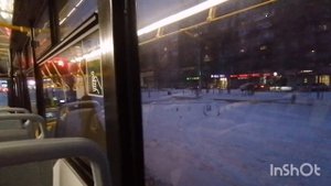 Поездка на автобусе КАВЗ 4270-82. Город Нижневартовск. Маршрут 12.