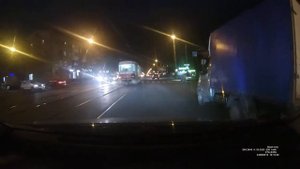 Видеорегистратор с радар-детектором Blackview COMBO 4 - ночная съёмка