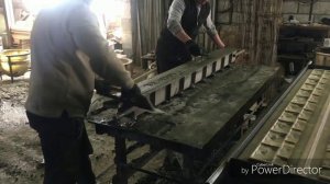 production of CONCRETE POST столб для бетонного забора ПРОИЗВОДСТВО