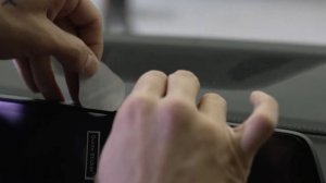 Как наклеить защитное стекло IPF на монитор  BMW X5/X6/X7