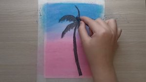 Рисунок сухой пастелью 12.