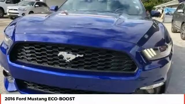 2016 Ford Mustang ECO-BOOST Used G5271963 смотреть онлайн