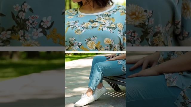 Одна блуза — три образа / Plus size образы для самых смелых. Артикул 310506